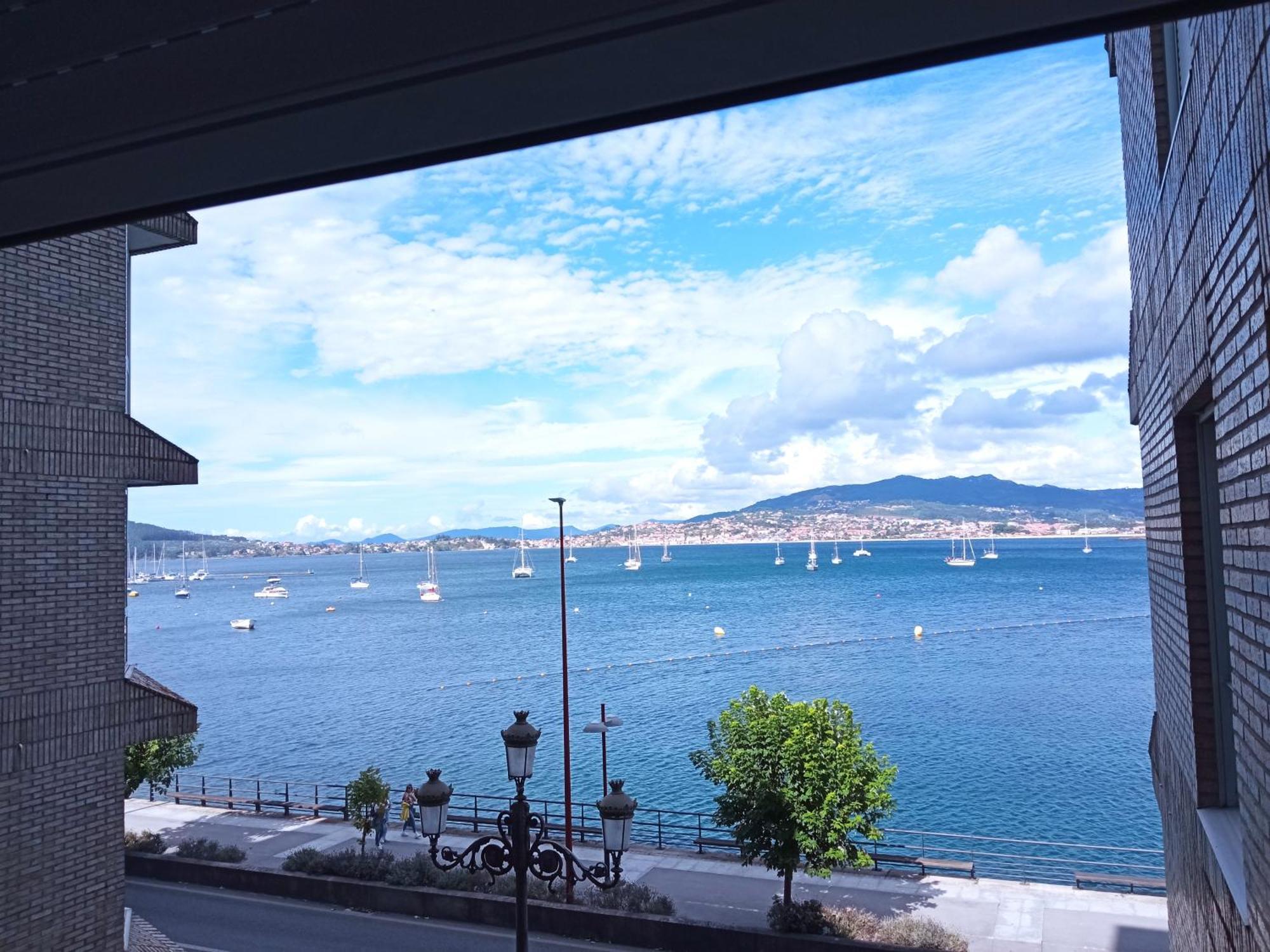 Estudio Con Vistas Al Mar En Baiona Zimmer foto